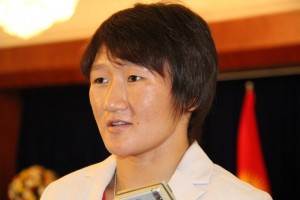 Айсулуу Тыныбекова – первая чемпионка Азии по борьбе